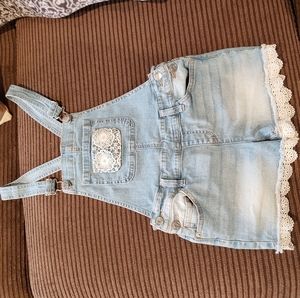 Girls justice overalls